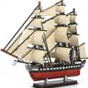 CubicFun 3D Ship Puzzles for USS Constitution Sailing Boat Models for Adults and Teens Toys, 193 Pieces