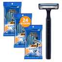 BIC Comfort 3 Disposable Razors, Long-Lasting 3-Blade Razors for Men, Perfect razors Designed for Smooth and Comfortable Shave, 24-Count