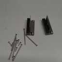 Dwell+Good Door Reinforcement Lock (2-Pack) - DIY Nickel Home Security Door Lock for Front Door - Security Locks for Doors Inside | Child Proof Door Lock for Kids Safety - Withstand 800 LB of Force