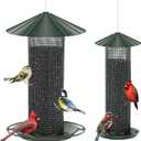 2 Pack Bird Feeder for Nyjer/Thistle Seeds,Finch Bird Feeder,Metal Mesh Bird Feeder,Bird Feeders for Outdoors Hanging,Attracting Finch,Cardinal,Chickadee and More Wild Bird