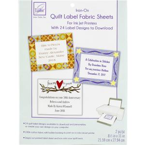 June Tailor JT-403 Quilt Label Fabric Sheets