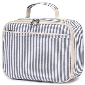 Bluboon Kids Girls Lunch Bag Insulated Lunch Box for school Corduroy Lunch Cooler Organizer School Kids Lunch Tote 