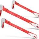 Bates- Pry Bar Nail Puller Set, 3 Pack, 8"/10"/12", Nail Puller Tool, Small Pry Bar
