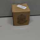 HillSpring Thick Glass Salt Cellar with Stainless Steel Spoon, Clear Container for Kosher, Sea, Himalayan Salt, Sugar, Pepper, Heavyweight Spices Jar, 10 oz (1, Transparent, Medium)