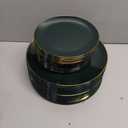 PULOTE 100PCS Green Plastic Plates - Green Disposable Plates With Gold Rim - Include 50 Pieces Dinner 10.25inch,50 Pieces Dessert 7.5inch for Party&Christmas