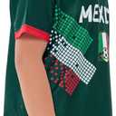 Soccer Jersey Kids #10 National Team Boys&Girls Soccer Shorts Youth Football Practice Jersey/Shirt Set Gift for Soccer Fans (6 Years, Drack-green)