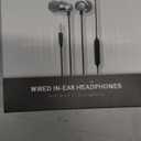 3.5mm In-Ear Wired Headphone w/On-off, White