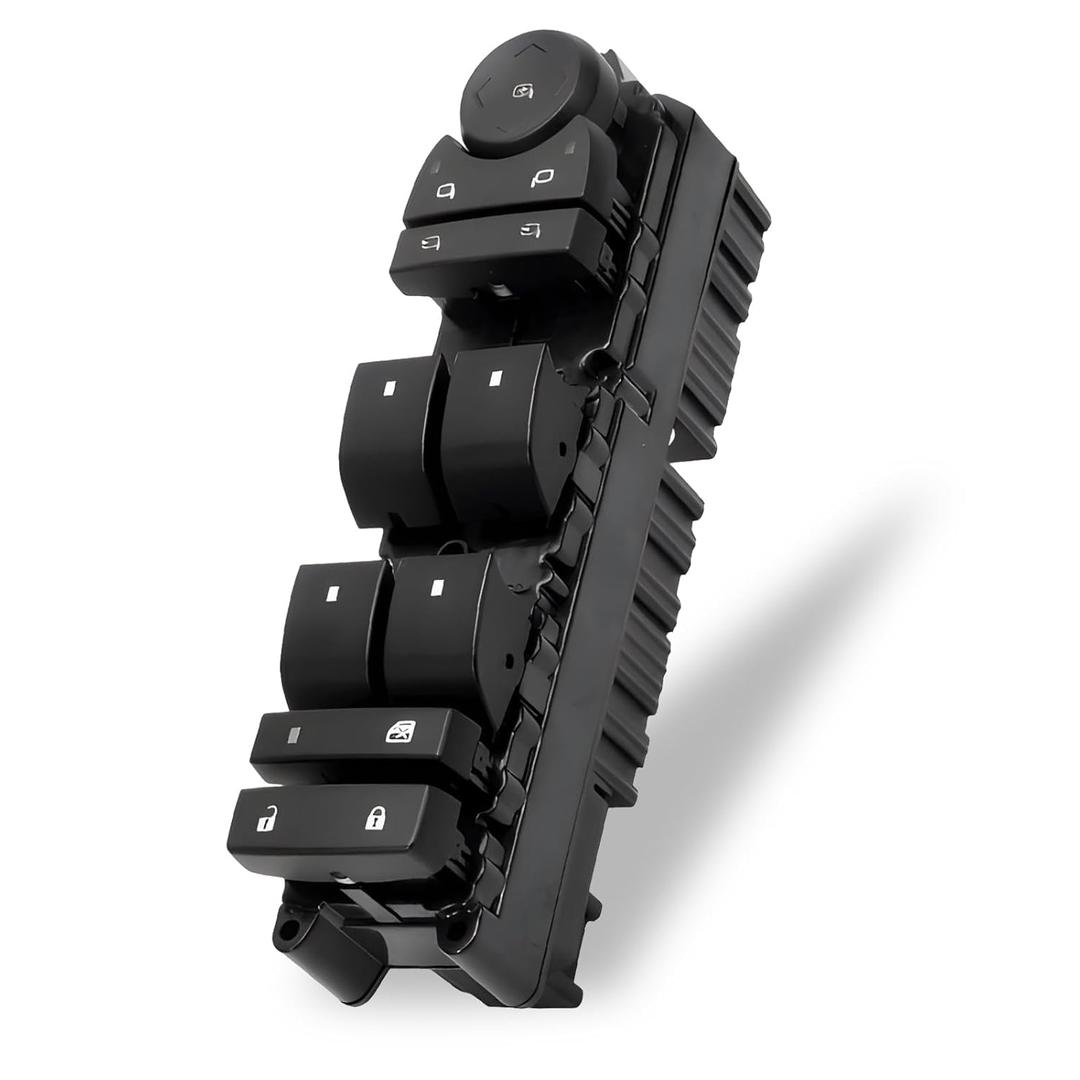 Power Window & Mirror Control Switch,for 2007-2014 Chevy Tahoe, Avalanche, Suburban, Silverado, GMC Sierra, Yukon 1500 2500 3500, 2007-2008 Cadillac Escalade, Replaces 20835553, 15093440, 15906881