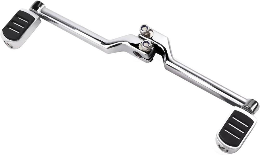 Heel Toe Shift Lever Pegs Compatible with Harley Davidson Touring Road Glide Road King Electra Glide Street Glide Softail Tri Glide (Chrome)