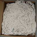 Stuffed Animal Storage Organizers Corner Hanging Ne 60" L Stuffy Animal Hammock Macrame Toy Display Plush Toy Holder Wall, Kid Bedroom Decor Boho Nursery Playroom Organizer 60" L (Cream)