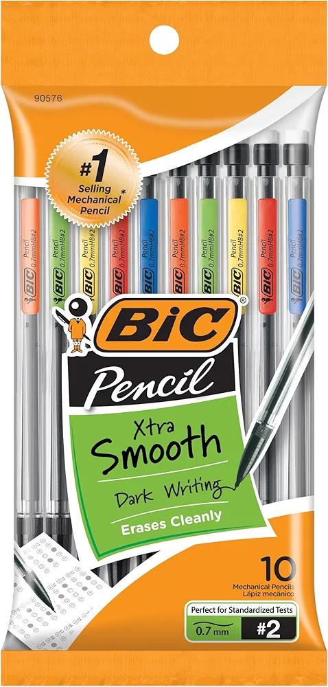 BIC Pencil Xtra Life, Medium Point (0.7 mm), 10-Count (Pack of 12)