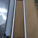 PetSafe Sliding Glass Pet Door - No-Cut DIY Install Doggy Door for Renters - Aluminum Frame - Adjustable Height 75 7/8" to 81" - Ideal for Large Dogs Up to 100 lb - White