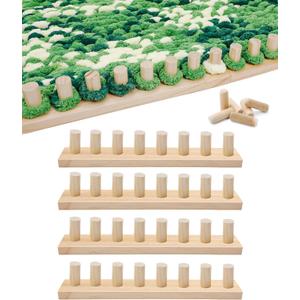 Zlshmoee 64 Inch Chunky Blanket Loom for DIY Throw Blankets, Adjustable Hand Weaving Frame for Teens & Adults, No Needles Required, Beginner Friendly Craft Tool for Hand Knitting Yarn Chunky Projects