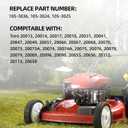 GICOOL 105-3036 105-3024 105-3025 Rear Drive Wheels, 8 Inch Wheels Fit for 20041 20066 20017 20068 20073 Recycler Self-Propelled Push Mower, Pack of 2