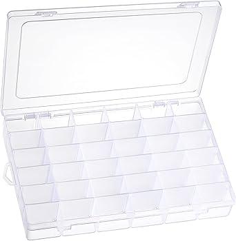 34 Grids Plastic Bead Organizer Beads Storage, 2 pack