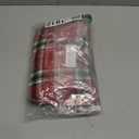 Kuoser Waterproof Dog Coat, Reversible Dog Jacket for Medium Dogs, Adjustable Durable Doggie Winter Coat Warm Puppy Cold Weather Apparel from Small to Large Breed, Bright Red M (Medium (Pack of 1))