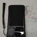 Lanhiem for iPhone 16 Pro Max Metal Case with Camera Cover & Stand [Compatible with MagSafe] [Built-in Kickstand] [Military-Grade Protection] Heavy Duty Rugged Magnetic Phone Case, Black