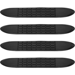 Upgrade Replacement Step Pad for 3" Round Tubes with 5 Holes, 21" Long x 3" Wide, Durable Non-Slip Replacement Step Pad Set of 4 with 24 pins