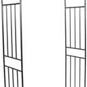 frperce Metal Garden Arch 7.2ft High Wide Garden Arbor for Various Climbing Plant Outdoor Garden Archway Arbor Trellis for Lawn Wedding Party Decoration Ceremony