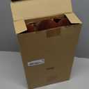 Liliful 15 Pcs Velvet Christmas Balls Bulk Flocked Christmas Tree Ball Ornaments Plastic Xmas Decorative Hanging Ornaments(Brown,3.15 Inch)