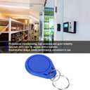 125KHz Proximity ID Card Key Fob transponder 100 Pack, Blue Keychains 125khz RFID em id karte Etikett Token schlsselanhnger nur for Door Entry Access Control Cmaras de Vigilancia