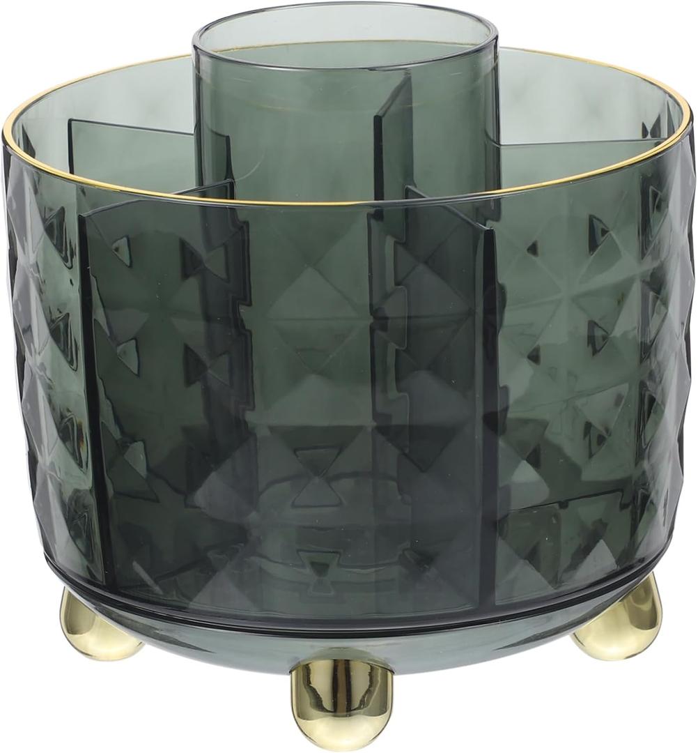 STOBOK 360degree Rotating Makeup Brush Organizer Modern Desk Storage Box for Art Supplies Makeup Brushes and Pens Capacity Stylish Design for Home Office and School Use 
Dark Green STOBOK 360degree Rotating Makeup Brush Organizer Modern Desk Storage Box for Art Supplies Makeup Brushes and Pens Capacity Stylish Design for Home Office and School Use 
Dark Green