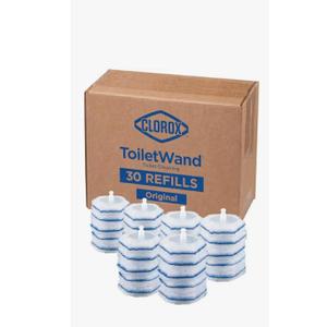 Clorox ToiletWand Disinfecting Refills, Disposable Wand Heads, 30 Count 