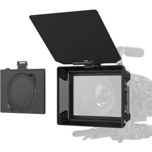 SmallRig Matte Box Kit with CPL&VND Filters, Lens Hood and Top Flag, 2 Pcs 4x5.65 Filter Frame, 4 Pcs Threaded Adapter, CPL 1 & 2 Filters, No Vignetting, for Mirrorless Camera Video - 5011