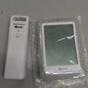 Indoor Outdoor Thermometer Hygrometer Wireless Weather Station, Temperature Humidity Monitor Battery Powered Inside Outside Thermometers with 330ft Range Remote Sensor and Backlight Display