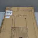 71" Extra Tall Cat Gate, Fits 30.31-38.27" Wide, 74.8-90.5" Height Opening, 1.34" Gap, No Drilling Pressure Mount Design, Innovation Double Opening Pet Gate, White