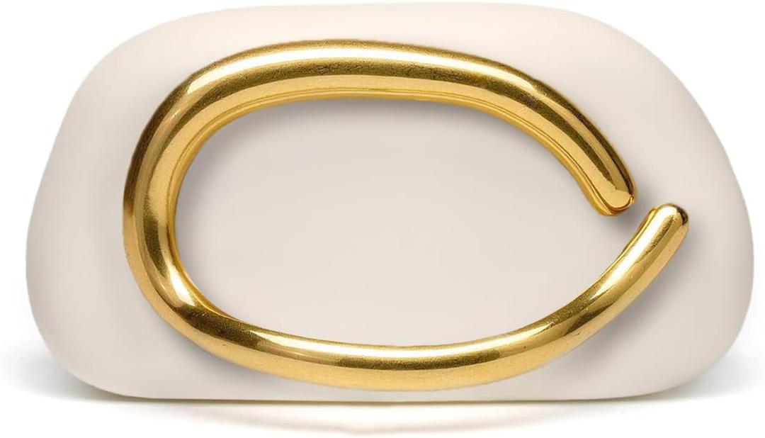 Clutch Purse Women Evening Bag Unique Trendy Purse for Women 2025 Vegan Leather Handbag Acrylic Clutch Box