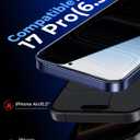 MAGIC JOHN 2 Pack for iPhone 17 Pro [6.3] inch Privacy Glass Screen Protector, Auto Dust-Elimination, Bubble Free, Easy Installation, Daily Drop Protection