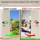 Anti-Theft Video Doorbell Mount,AHBTEYM Mount No Drill Bracket Holder Accessories for Apartment Home Rentals Compatible with Video Doorbell 4/3/3 Plus/2/1/2021/2023 Release(Black)