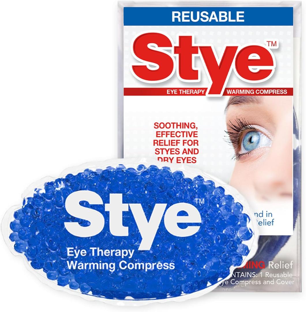 Stye Eye Therapy Reusable Warming Compress, Relief for Styes and Dry Eyes, Reusable