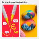 ARTISTRO 36 Acrylic Paint Markers - Paint Pens for Calligraphy, Brush + Fine Tips - For Fabric, Rock, Glass, Wood, DIY, Craft, Canvas - Art and Craft Supplies for Adults, Teens, Kids