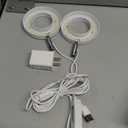 Plant Lights for Indoor Growing, Full Spectrum Grow Light with 48 LEDs, 5 Dimmable Levels Super Bright Halo Grow Lights, with Automatic Timer, Height Adjustable 7"-17", Pack of 3