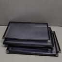 4PCS Menu Covers 8.5 x 11inch - 4-Page 8-View Transparent Restaurant Menu Covers with Clear Protective Film Menu Holders for A4 Size Paper