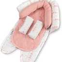 GoldBug Baby & Toddler 2-in-1 Car Seat Head Support + Strap Covers - Arrow Set