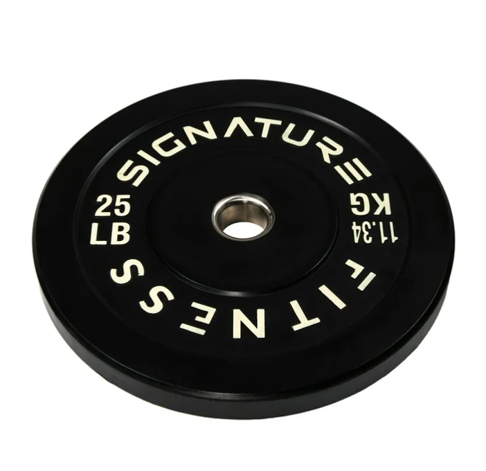 Fitvids 2-Inch Olympic Rubber Weight 1 Plate