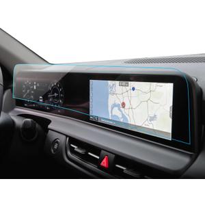 2PCS Car Screen Protector for 2024 2025 Kia Seltos S/X-Line/EX/SX Accessories Navigation Digital Instrument Cluster Dual Displays Nano Touchscreen Protector Film HD Clear Bubble Free 10.25''