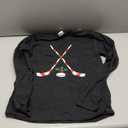 Ice Hockey Christmas Gift Candy Cane Hockey Stick Hockey Long Sleeve T-Shirt