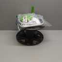 Water Hose Reel Cart, Holds 60-80 Ft of 5/8 Inch Hose, Green Wall Mounted Garden Hose Cart, Portable Hose Reel for Convenient Storage and Watering