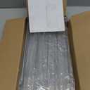 Meangood Toilet Paper Holder Stand, Square Tissue Paper Roll Dispenser for 4 Mega Rolls, Bathroom Free Standing Tissue Roll Storage Holder Rack (Silver)