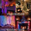 Dazzle Bright Color Changing Christmas Lights, 33ft 100 LED RGB String Lights with Remote & Timer, USB Powered Fairy Lights for Indoor Outdoor Xmas Tree Party Wedding Halloween Decorations
