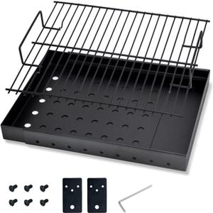 Hiorucet 15-28 Inches Charcoal Tray for PS9900 47183T-21, Smoke Hollow Charcoal Basket for 6500 6800 8500 47183T HC4518L PS9500 SH5000 SH7000 SH19030119 SH19030219 SH9916 Smoke Hollow Grill Parts