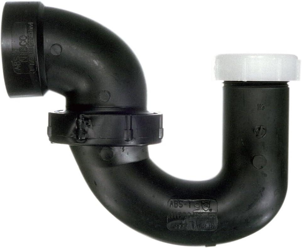 Danco 88189X 1-1/4" x 1-1/2" Mobile Home/RV Sink Trap, Black