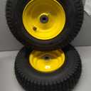 AR-PRO (2-Pack) 13x5.00-6 Front Tire and Wheel Assembly, 4-Ply Tubeless Turf Tire with Rim for Riding Mower Lawn Tractor, 3"-6" Offset Hub & 3/4" Bushings extra 5/8" Bushings