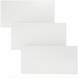 Ultrawall Metal Pegboard Panels, Pegboard Wall Organizer, Peg Boards for Garage, Tool Storage Organization, 12"X24", 3pcs, White