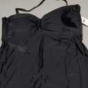 Catalina Women's Standard Twist Front Bandeau Tankini Swimsuit (X-Large, Black)