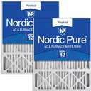 Nordic Pure 16x25x5 (15_3/4 x 24_3/4 x 4_3/8) Honeywell/Lennox Replacement MERV 12 Air Filters 2 Pack